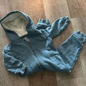 Primary 18-24m one piece cozy fleece romper